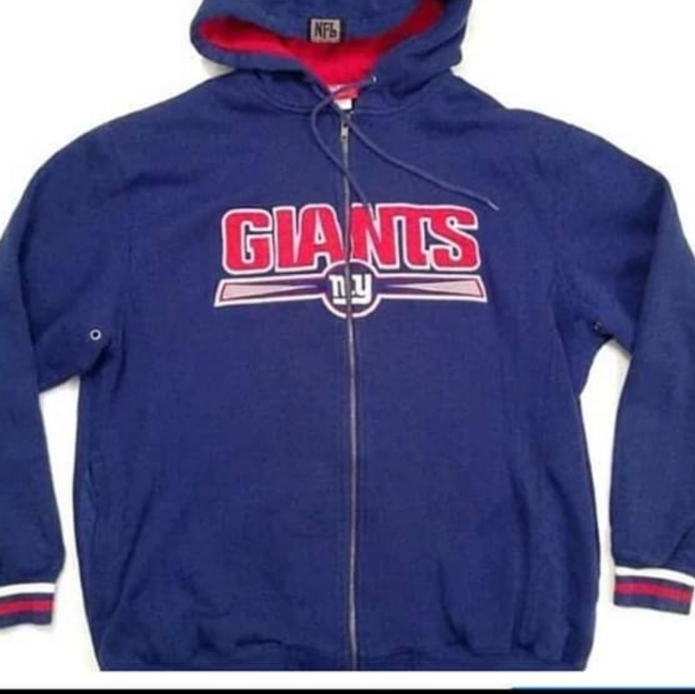 NEW NEW YORK GIANTS SWEAT SHIRT HOODIE - VINTAGE SIZE LARGE